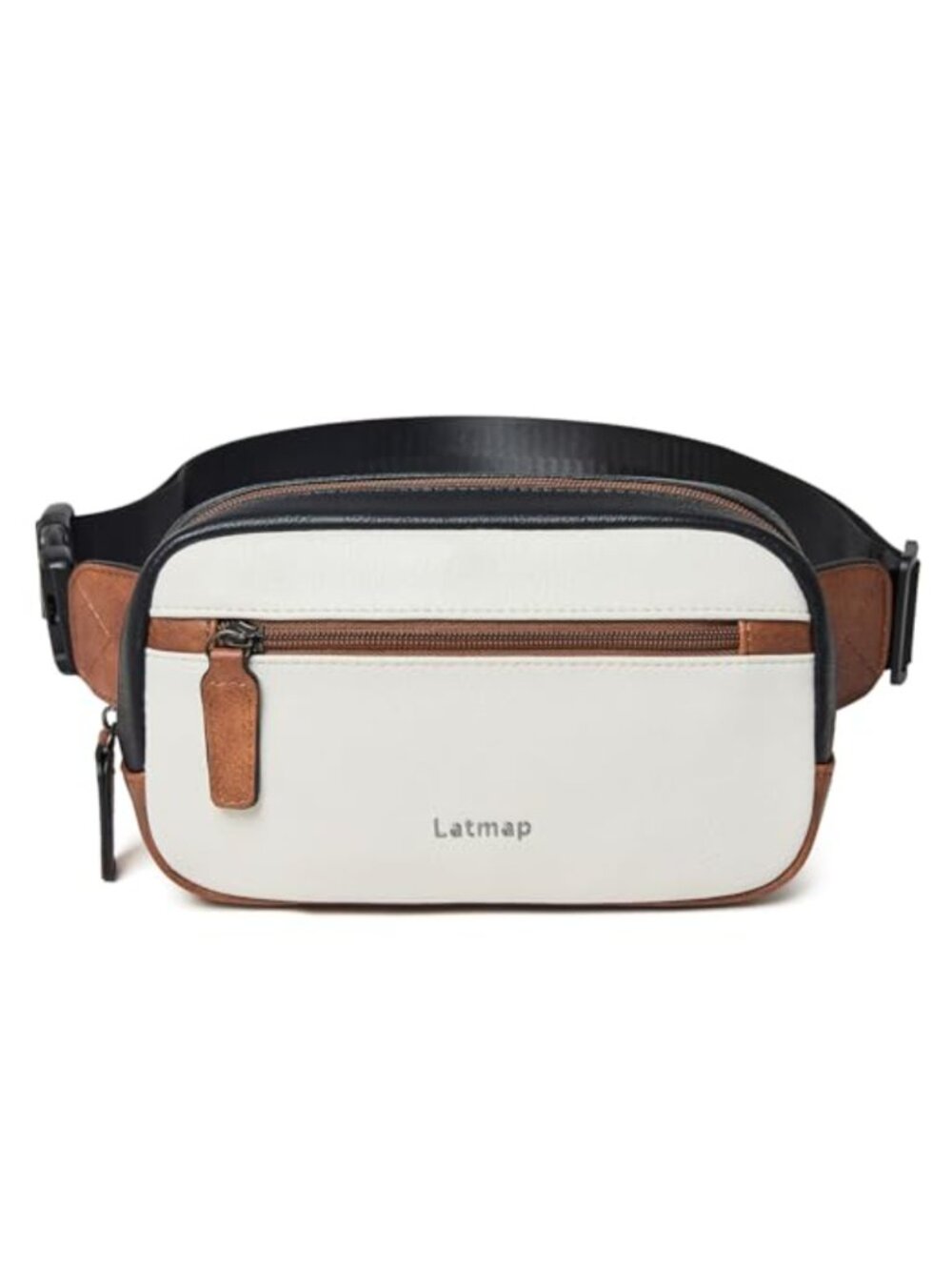 2L Fanny Pack Everywhere Belt Bag Crossbody Waist Pack Faux Leather Waterproof